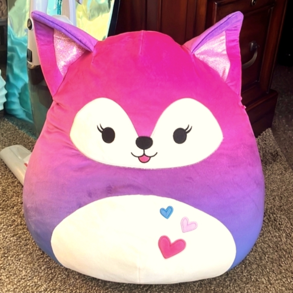 🎊 16-inch 🩵 Fox 🦊🐱🦊 SYANA🍰 SQUISHMALLOW